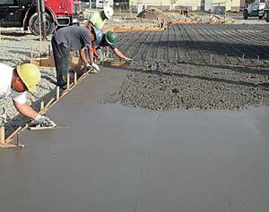 Укладка, уплотнение, затвердевание бетона